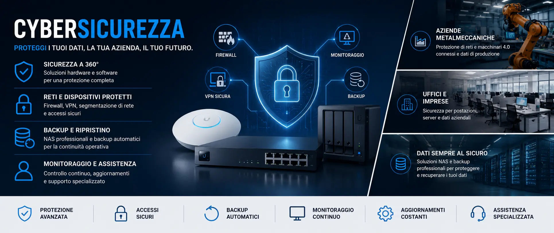 Installazione e assistenza impianti WiFi professionali